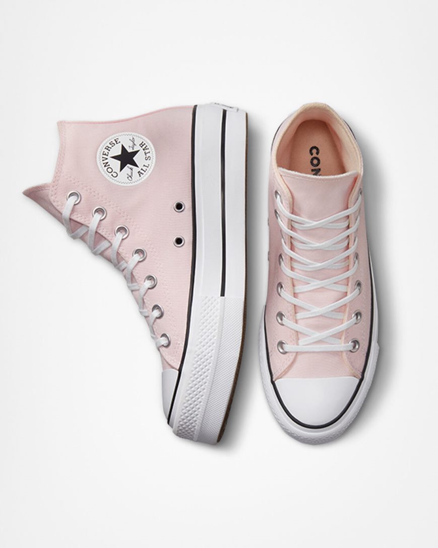 Women's Converse Chuck Taylor All Star Lift Canvas High Top Platform Shoes Pink / White / Black | AU 68435J